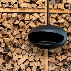 Slanke en milieuvriendelijke bio-ethanolhaard - rookloos, ventless, hangend / zwevend ontwerp