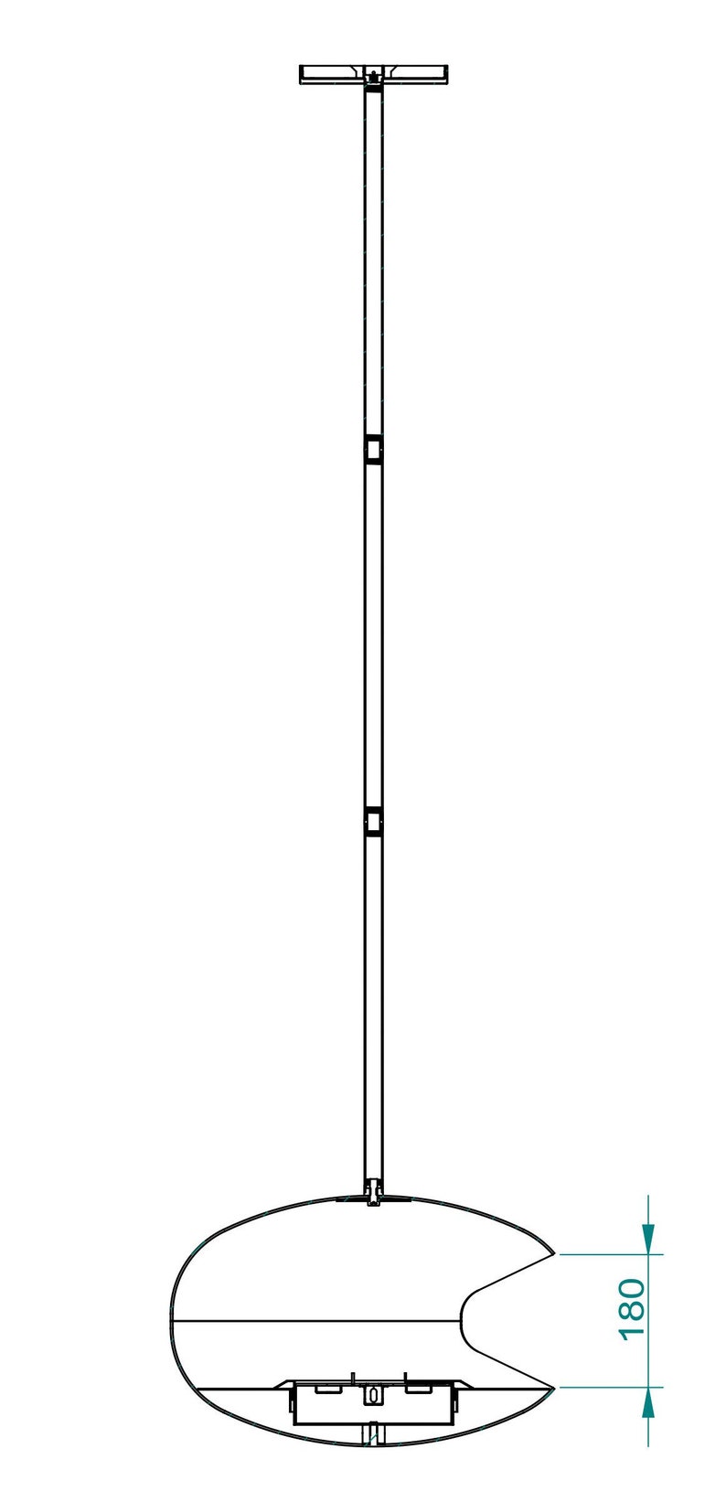 Schlanker und umweltfreundlicher Bio-Ethanol-Kamin rauchfrei, abzugsfrei, aufgehängtes/schwebendes Design Bild 10