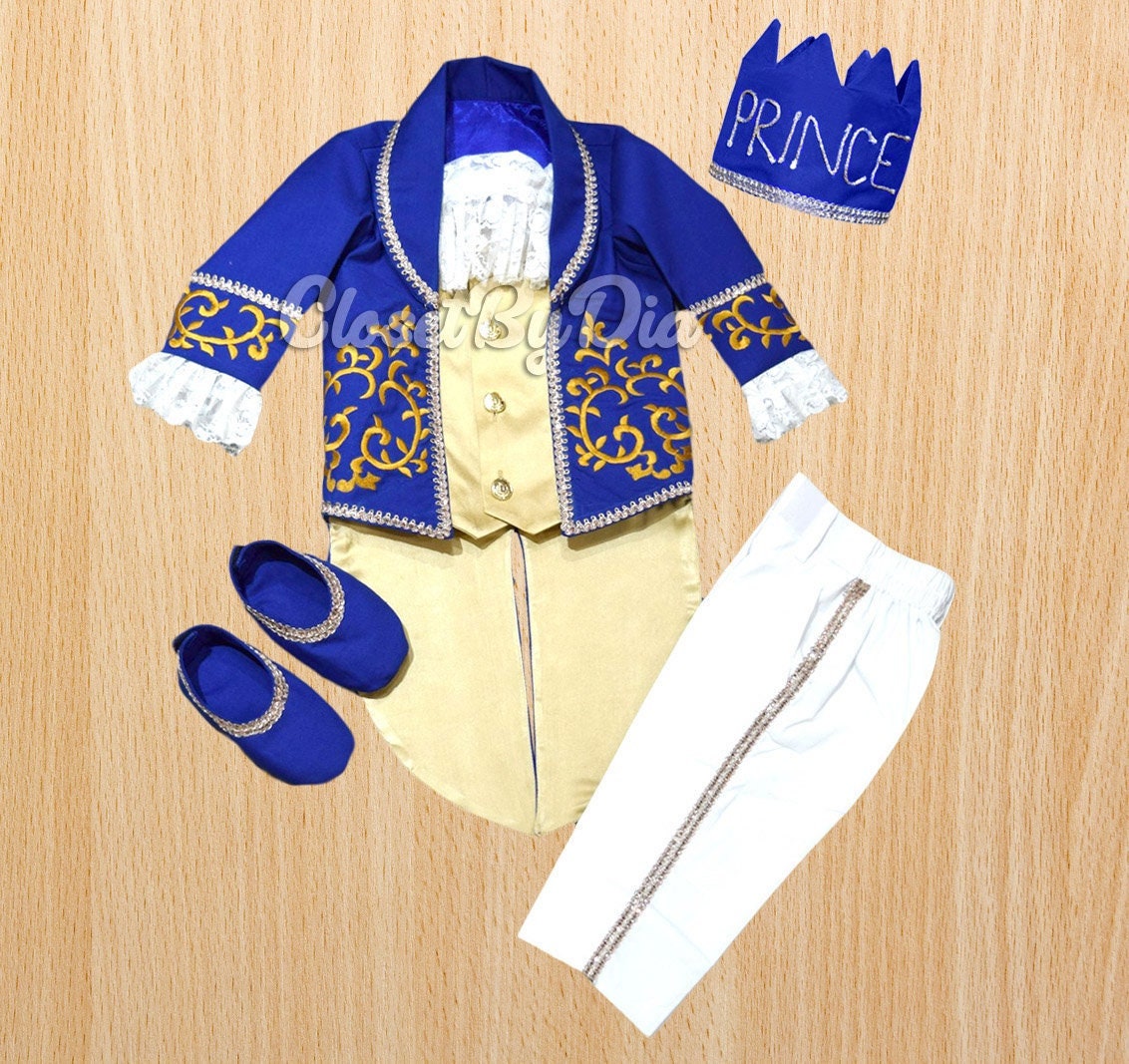 Amazon.com: Prince 1st Birthday Costume for Baby Boy First Birthday Prince  Cake Smash Photo Props Crown Prince Bowtie Romper Suspenders Shorts Pants  Set with Prince Cape Outfit Clothes Set Black 3PCS 1