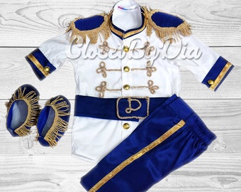 Prince Costume | 1st Birthday King Outfit | Cake Smash Outfit | Prince Charming Costume | Prince Baby Shower | Birthday Party | Royal Blue