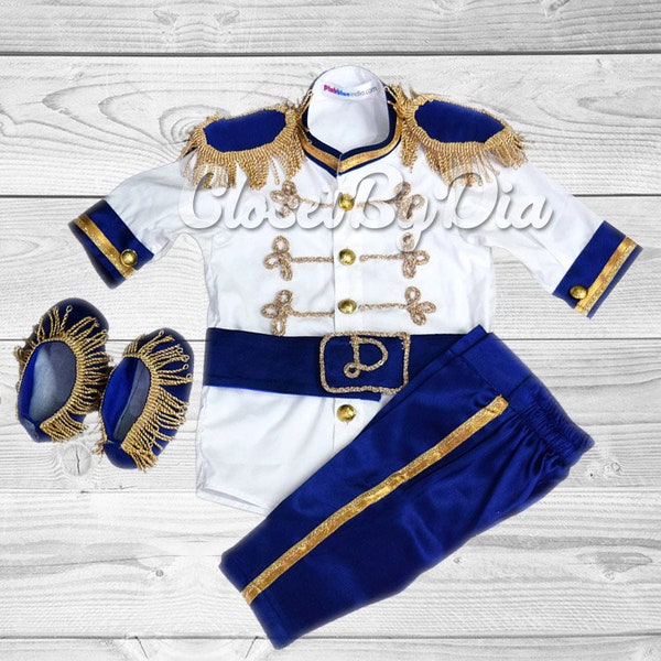 Prince Costume | 1st Birthday King Outfit | Cake Smash Outfit | Prince Charming Costume | Prince Baby Shower | Birthday Party | Royal Blue