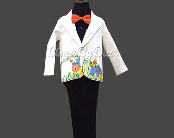 Safari First Birthday Outfit: Jungle Theme Cake Smash Set