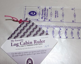 Marti Michell Log Cabin Lineal Ruler