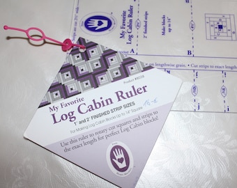 Marti Michell Log Cabin Lineal Ruler