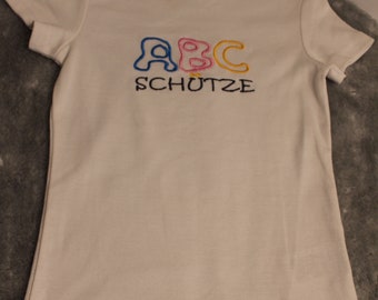 T-Shirt "ABC-Schütze" size 128