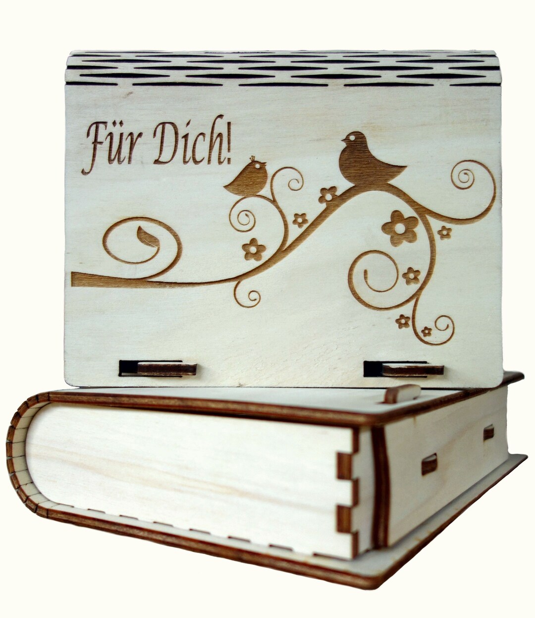 Wooden Gift Box for You Versch. Sizes Etsy