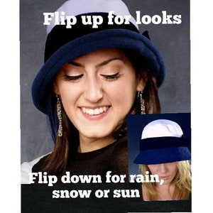 Crushable Little Flip Rain hat