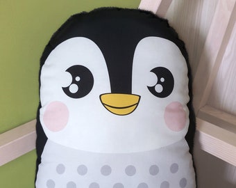 Penguin decorative pillow kids cushion birthday Christmas gift antiallergic pillow