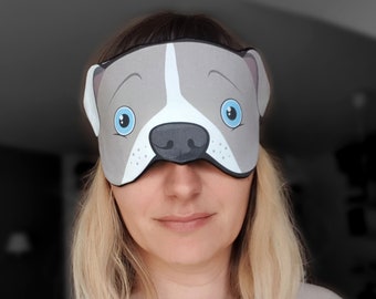 Dog sleep mask for her for him travel eye mask Christmas gift idea surprise for friend