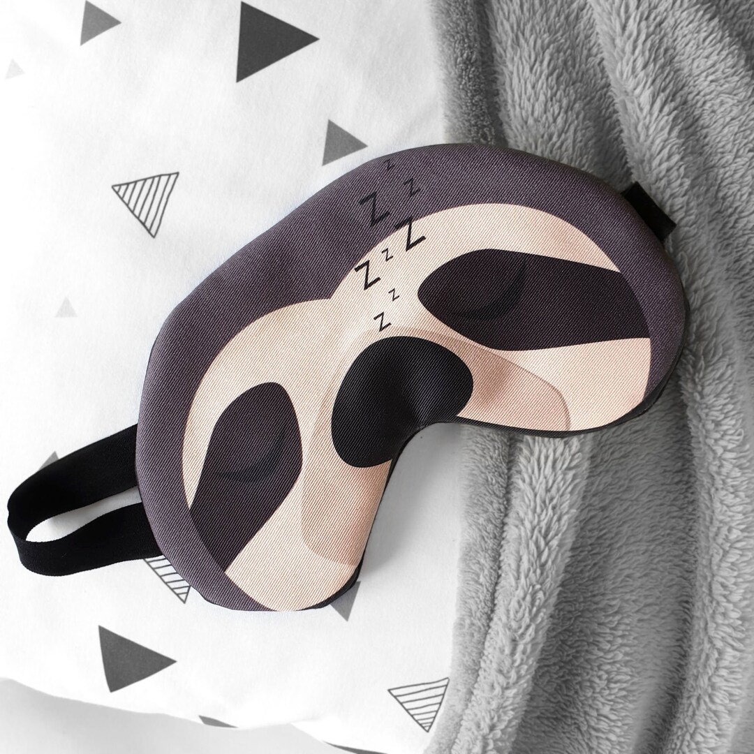 Sloth Sleep Mask for Her for Him Travel Eye Mask Surprise for Friend