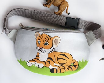 Tiger Kids Fanny Pack,Unisex Waist Wallet,Christmas Gifts,Children's Belt Bag