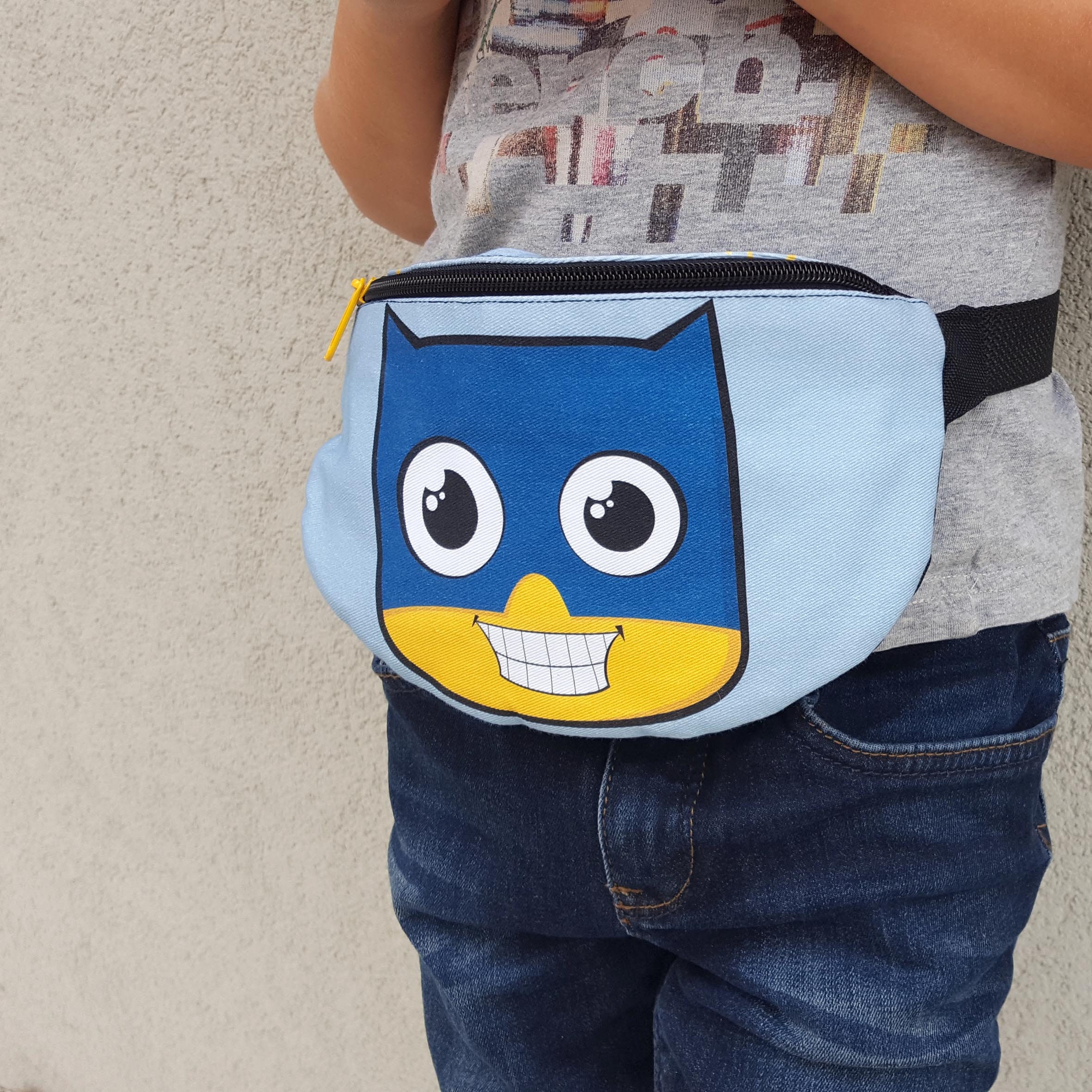 Batman Fanny Pack Kids Waist Bag to School Bumbag to Kindergarten Birthday  Gift 