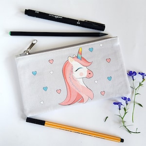 Portafoglio con unicorno e arcobaleno bustina cerniera con passaporto sacchetto regalo per la festa della mamma