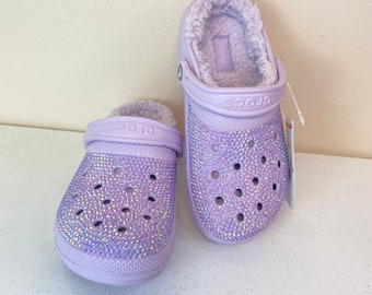 breezymimii ✰  Bedazzled shoes diy, Purple crocs, Crocs fashion