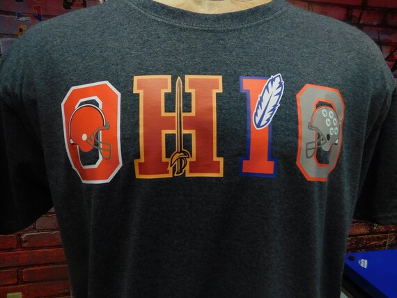 all in cavs indians shirt