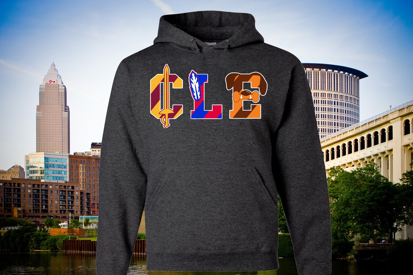Cleveland Hoodie Sweatshirt Hoody Cavaliers Indians Browns OSU - Etsy