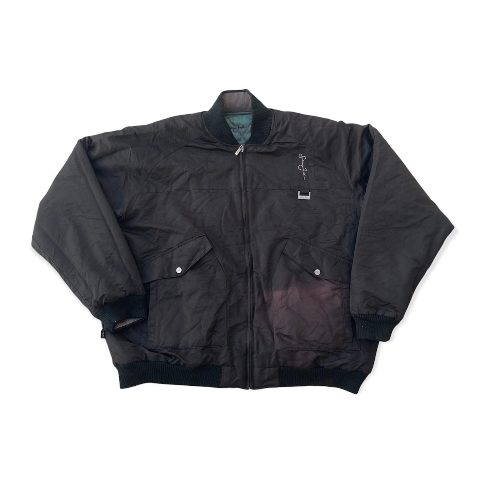 Vintage SEAN JOHN Jacket Sean John Reversible Bomber Jacket - Etsy