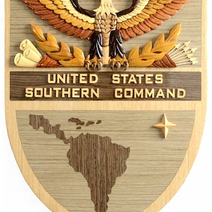 SOUTHERN COMMAND - SOUTHCOM Wood Art Plaque - Etsy