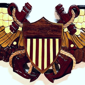 Navy FLIGHT OFFICER NFO Wings Wood Art