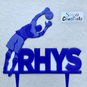 Personalised Goalkeeper Cake Topper