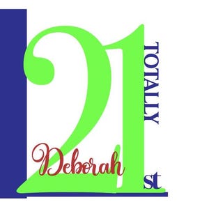 Gepersonaliseerde 21e verjaardagskaart