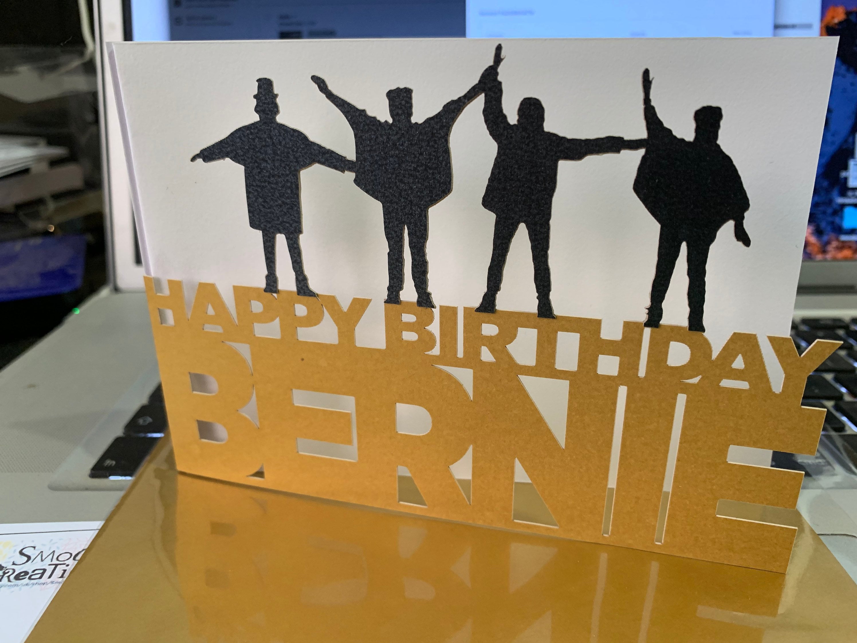 Personalizado de la tarjeta de cumpleaños cualquier ocasión de los Beatles