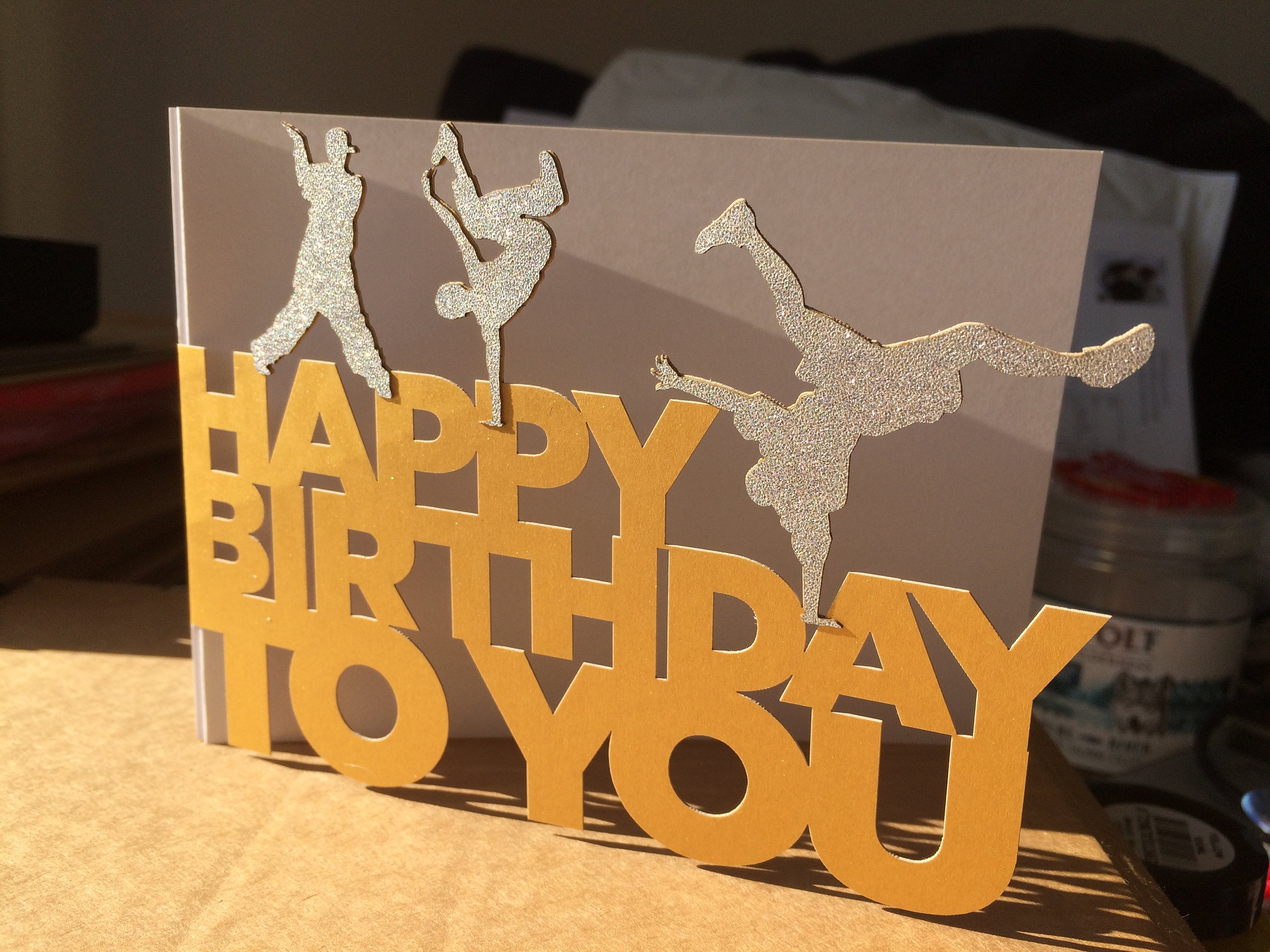 Streetdance/breakdance Birthday Card - Etsy