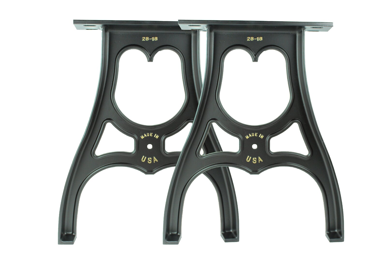 Set of 2 28 Cast aluminum Dining table legs Like Cast Etsy