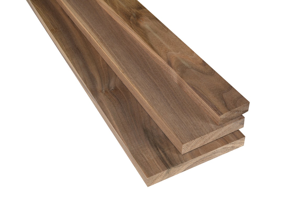 3/4 Walnut Lumber by the piece Various Widths available Etsy