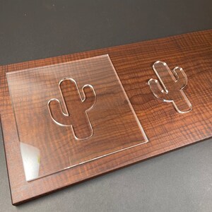 Cactus Acrylic Router Template