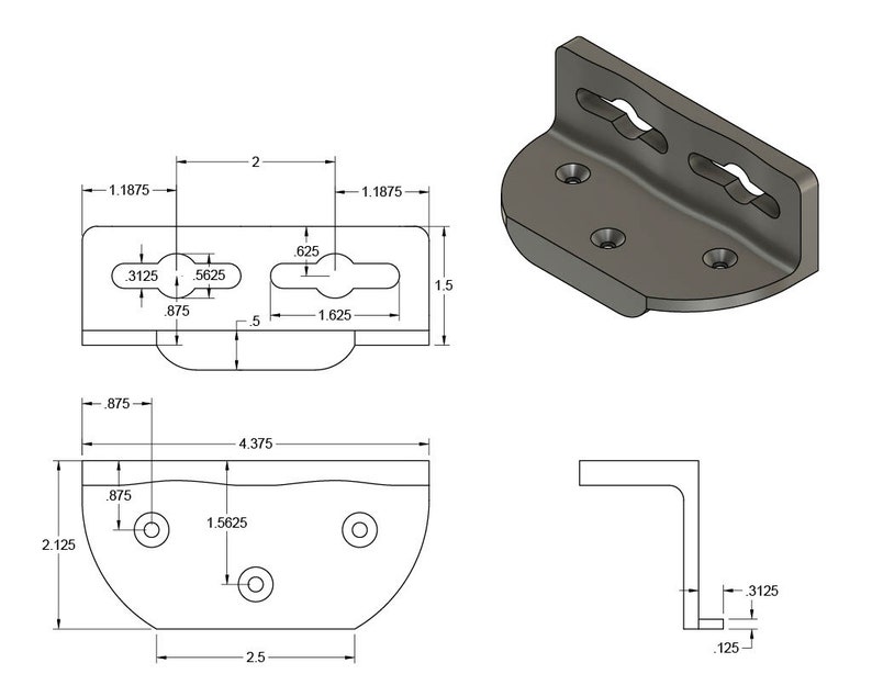 Bed Rail Brackets / Fittings Headboard/footboard Bed Rail USA Etsy