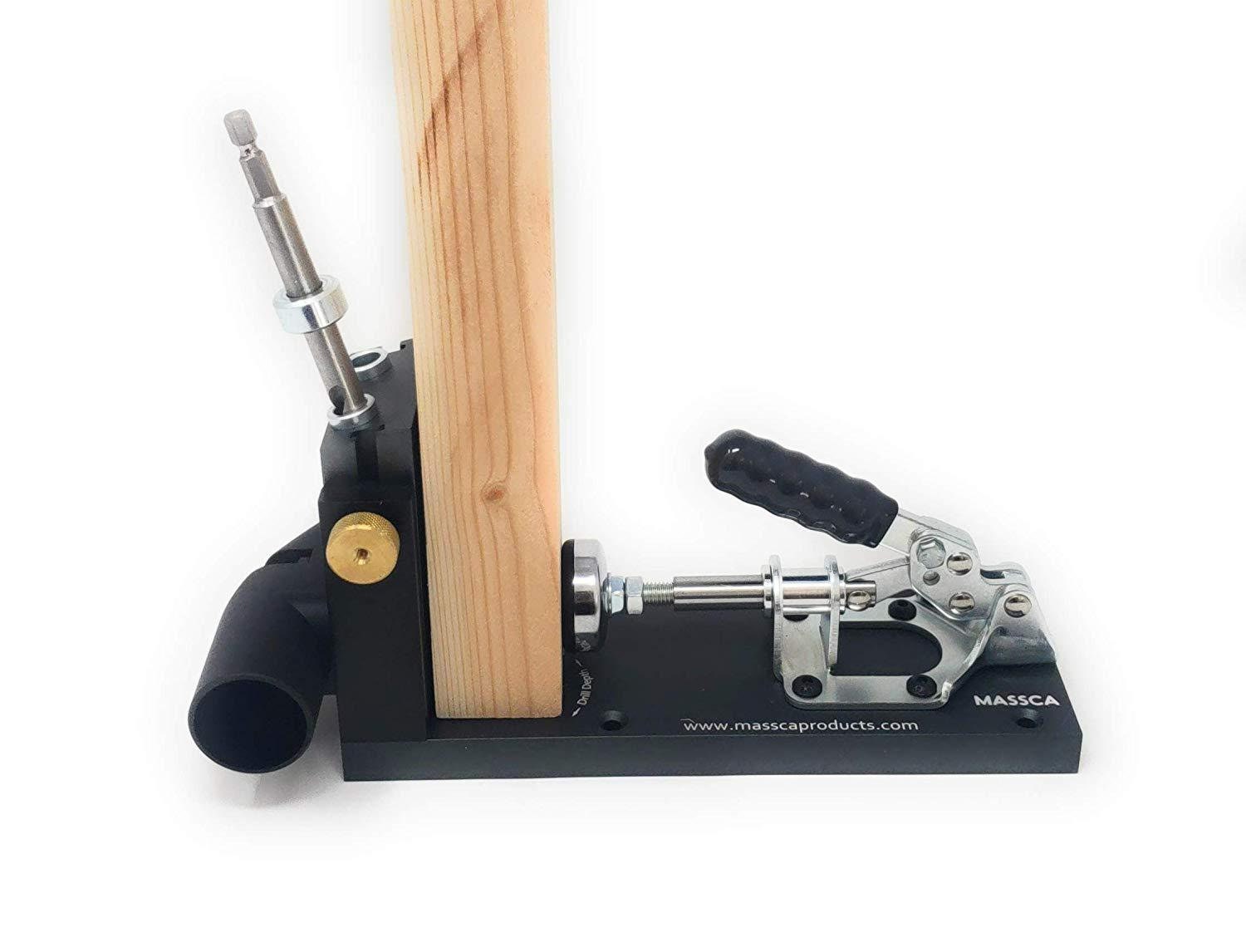 Massca Pro Aluminum Pocket Hole Jig System M1 Adjustable Etsy UK