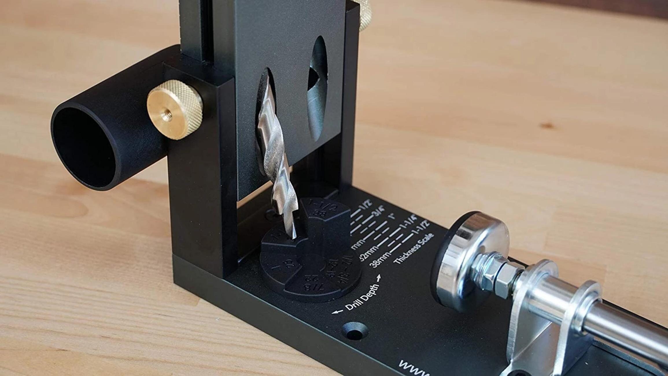 Massca Pro Aluminum Pocket Hole Jig System M1 Adjustable Etsy UK