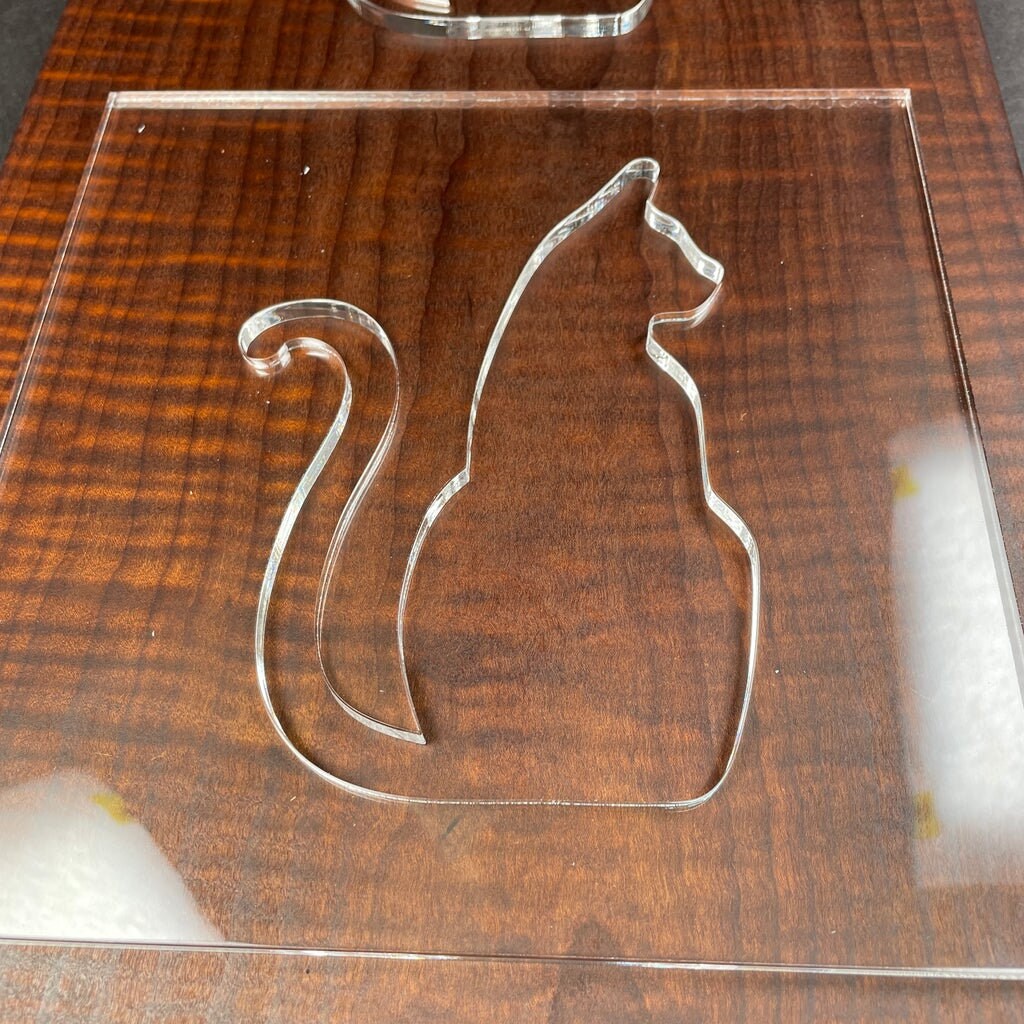 Cat Acrylic Router Template - Etsy
