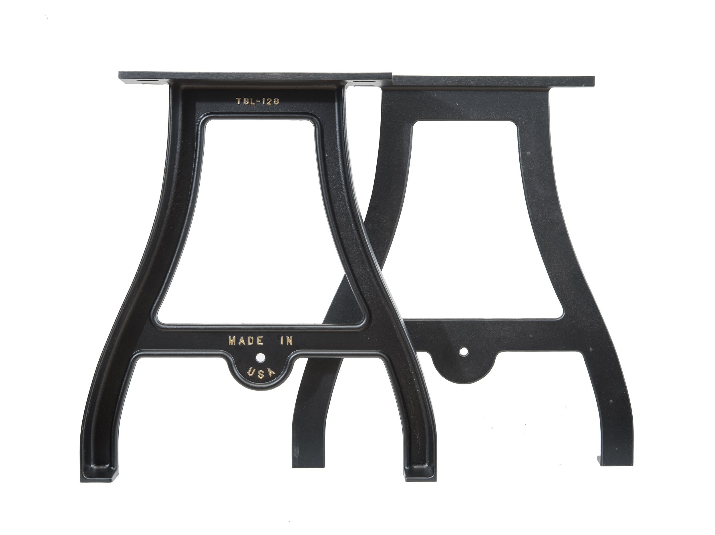 Set of 2 Cast Aluminum Table Legs 28 Etsy