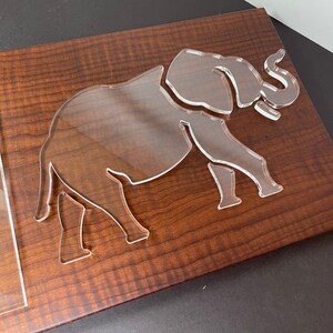 Elephant Acrylic Router Template - Etsy