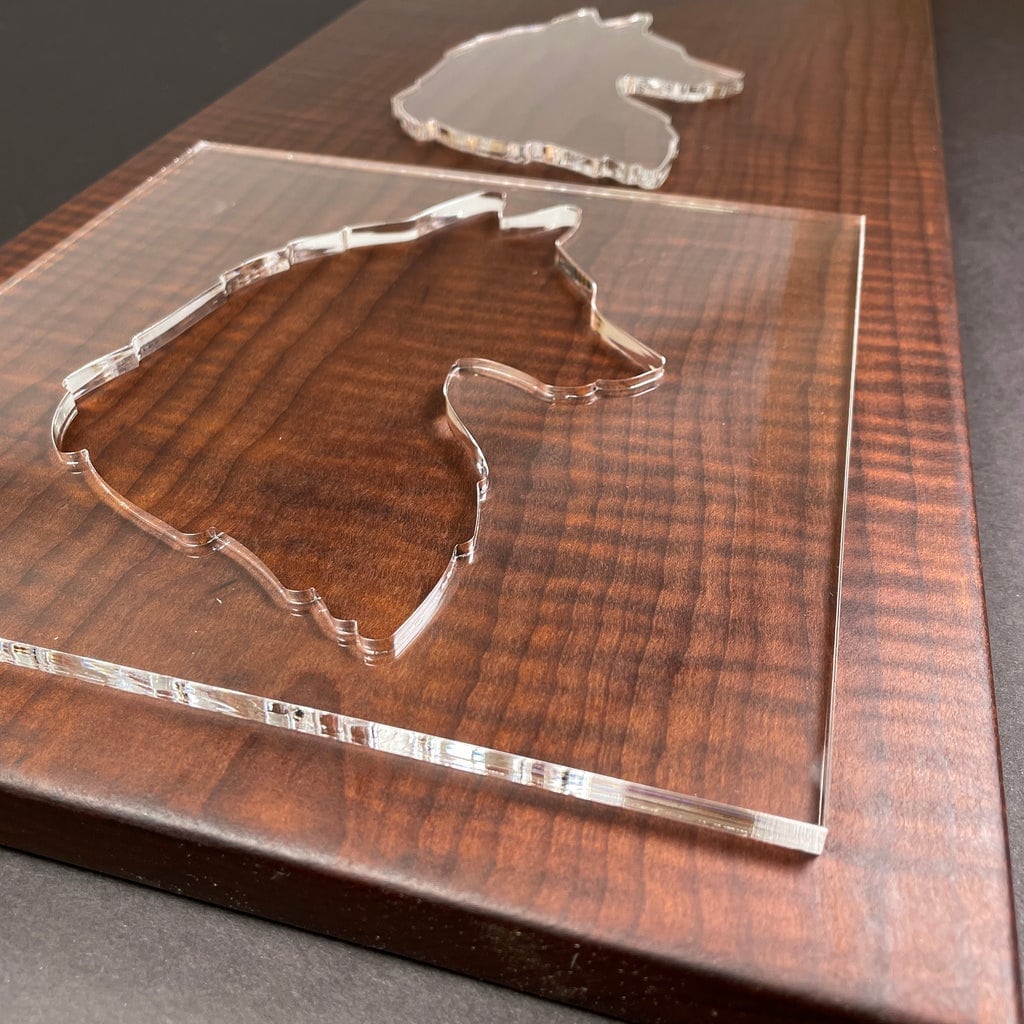 Wolf Portrait Acrylic Router Template - Etsy