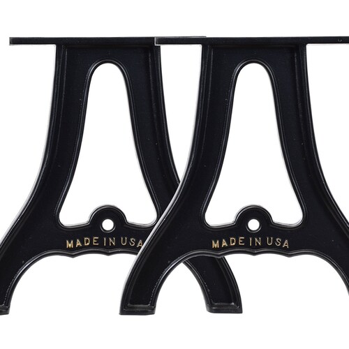 Set of 2 16 Cast Aluminum Cast Iron Table/bench Legs Etsy