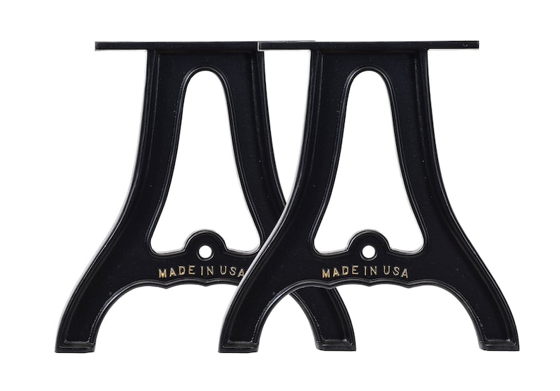 Set of 2 16 Cast Aluminum Table Legs Etsy