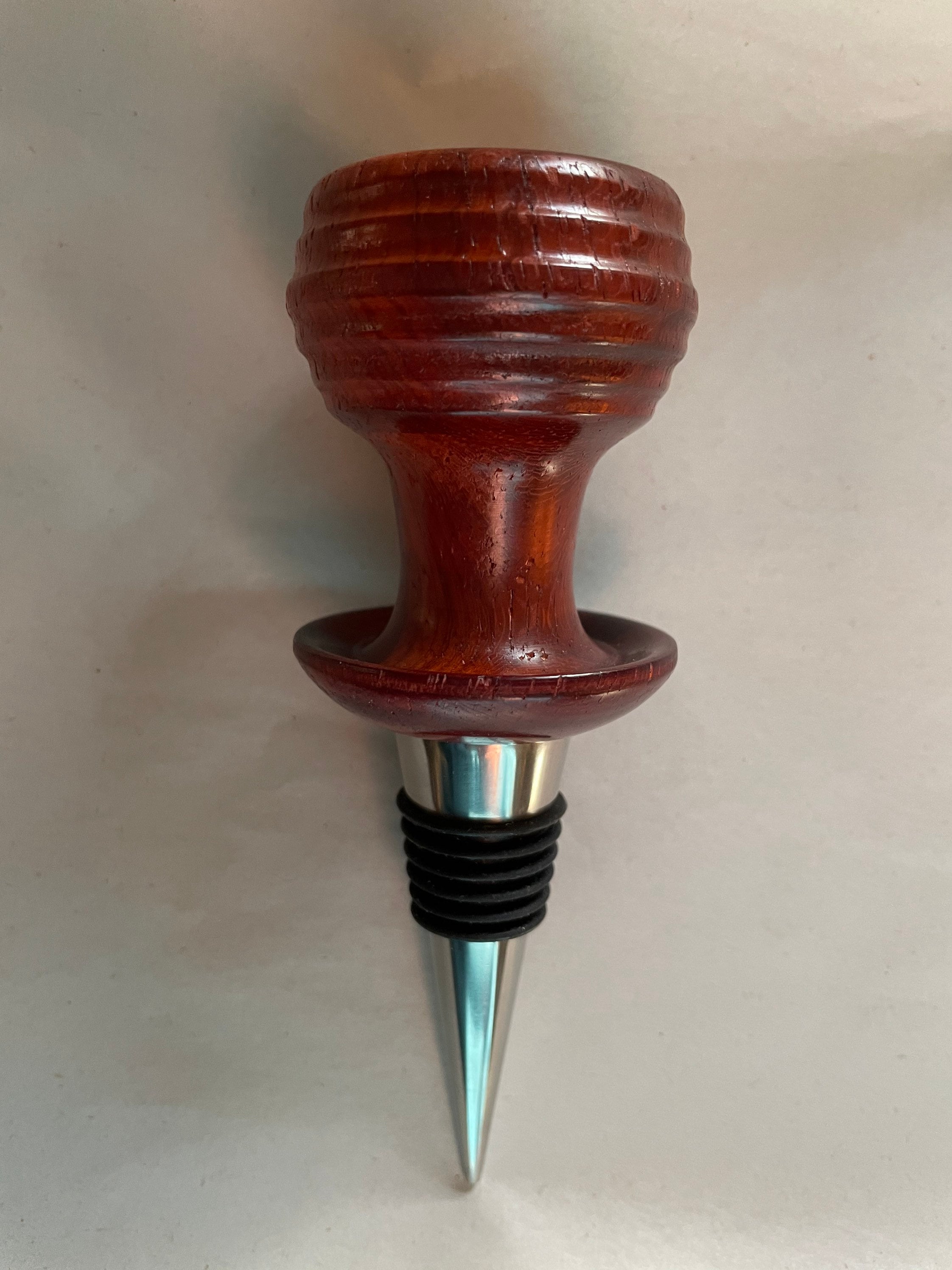 Handcrafted Wood Handle Wine Stopper Etsy