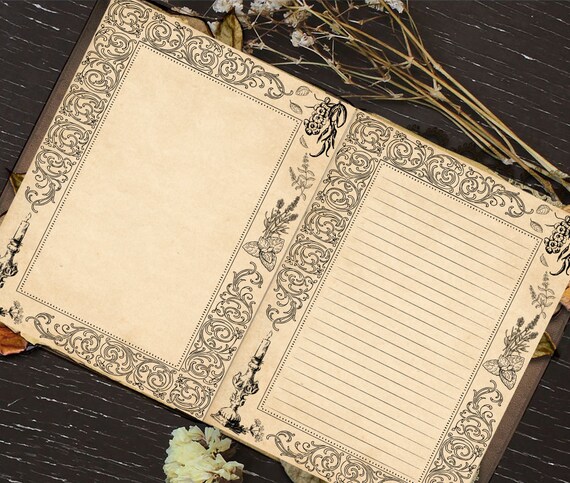 It is a graphic of Printable Spell Book Pages for free printable It's just an image of Printable Spell Book Pages for free printable