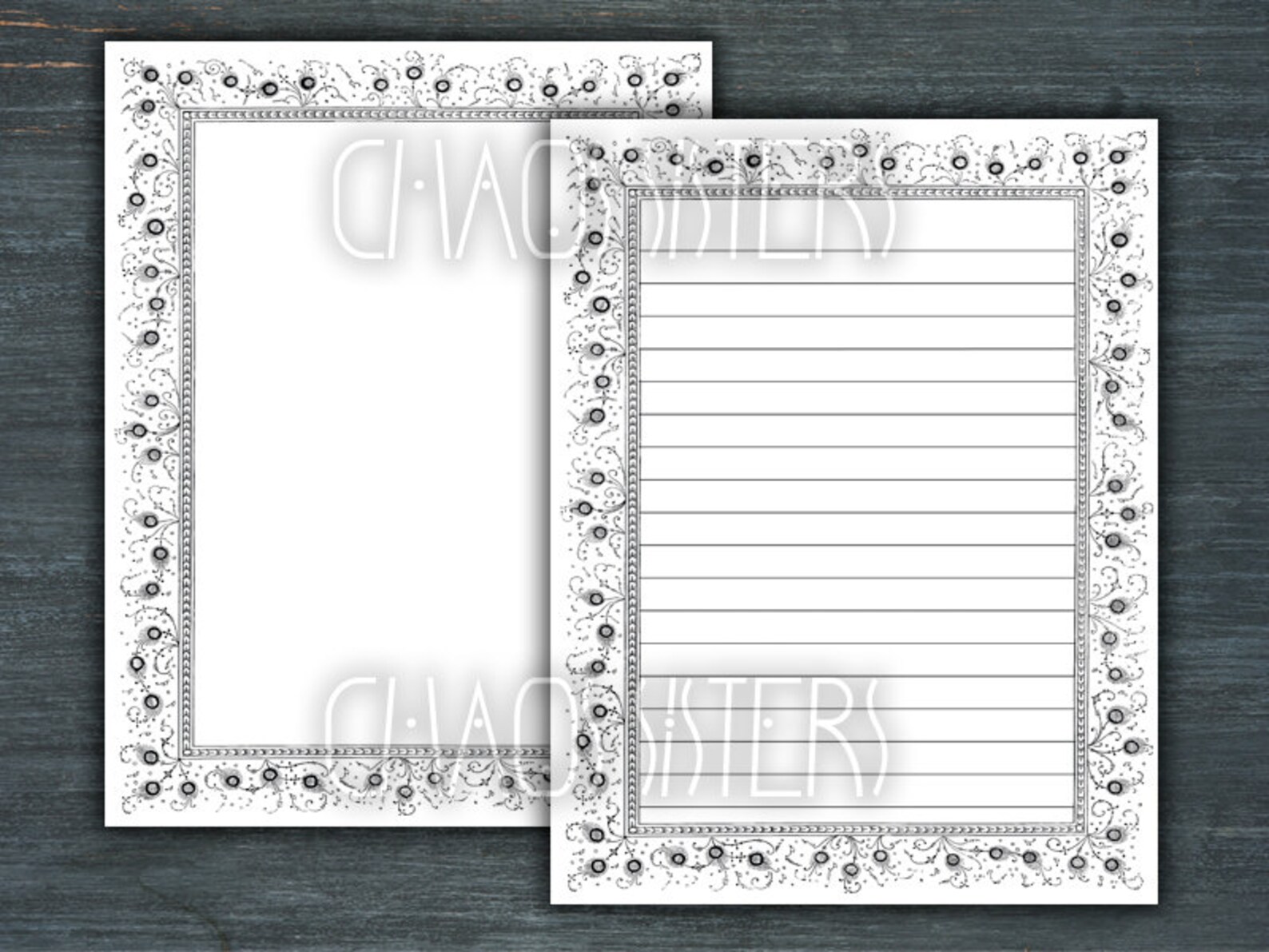 Blank Book of Shadows Page Printable Digital Download | Etsy