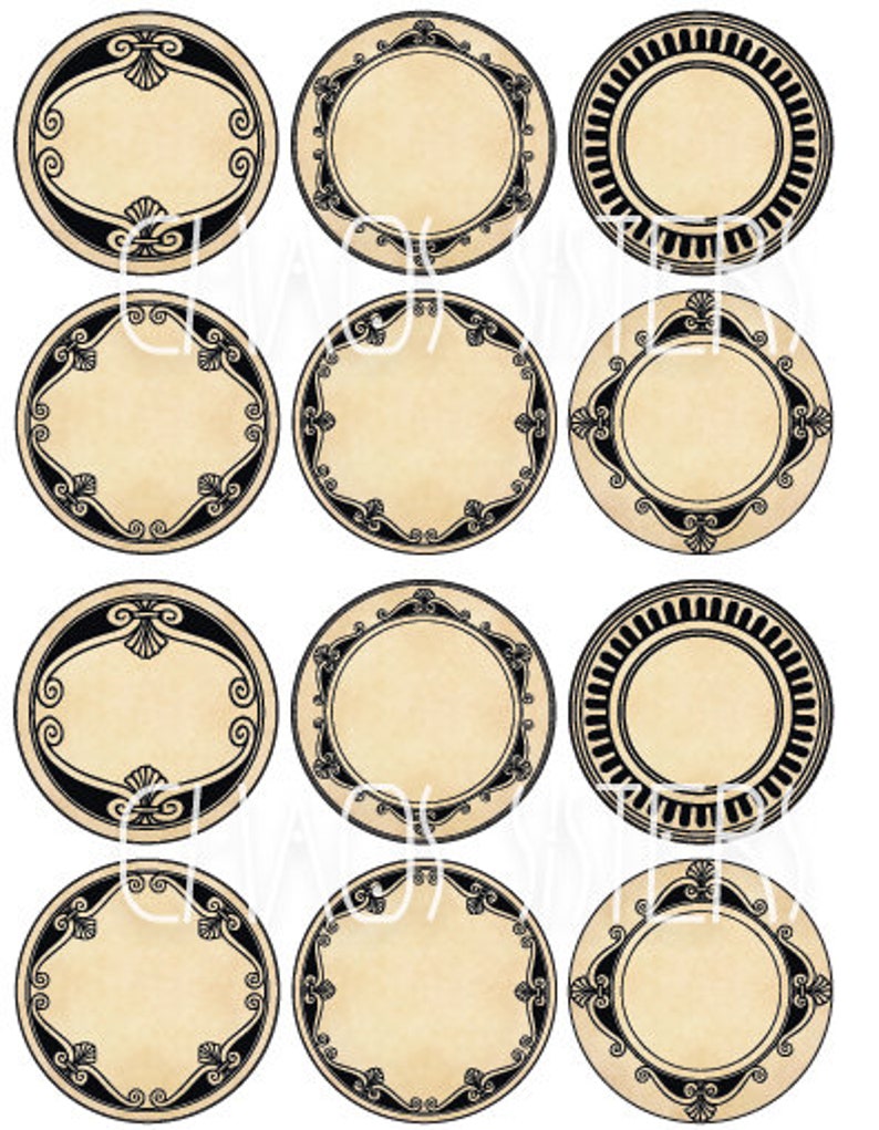 Printable Round Tags