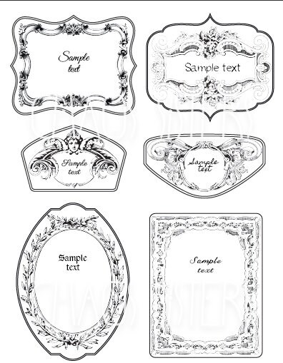 vintage blank labels set printable apothecary label potion etsy