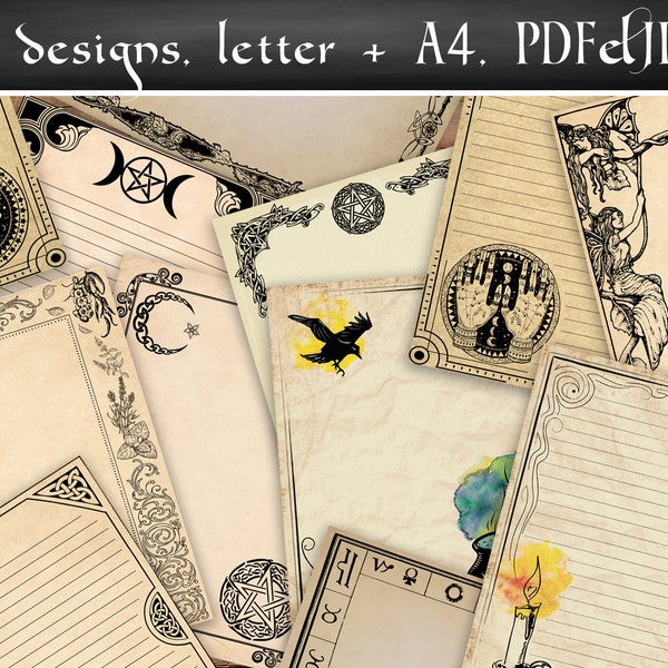 Diy Book of Shadows - Etsy