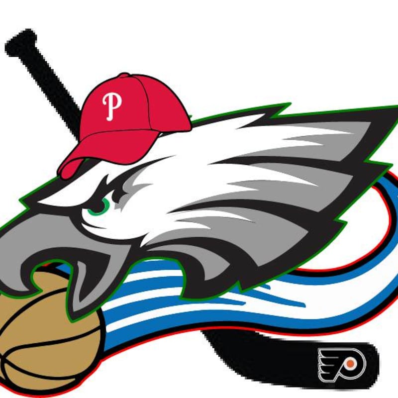 Philly Sports in One Logo - Etsy