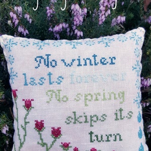 Cross Stitch Chart - Winter Turns to Spring