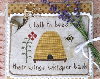 Kreuzstichvorlage - "I Talk to Bees"