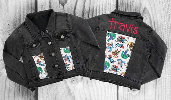 avengers denim jacket