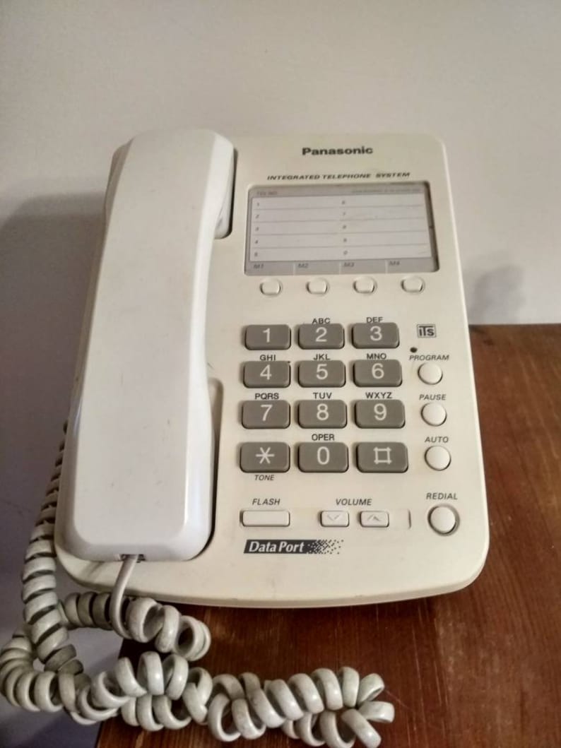 Vintage Panasonic House Telephone Phone Working 1990s Etsy